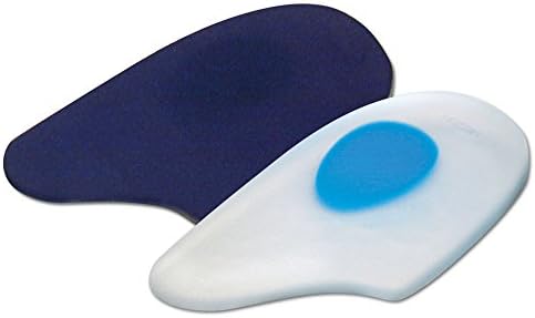 PediFix GelStep Heel Pads with Blue Zone Comfort - Center Spot / Neutral - Lg Cov