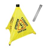 Excellante 19-1/2-Inch Pop-Up Safety Cone with Storage Tube