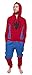 One Piece Sweatsuit - Marvel Spider-man - Zipper Costume Jumpsuit