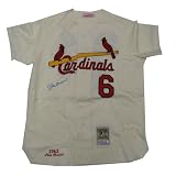 St. Louis Cardinals Autographed Stan Musial M&N 1963 Jersey