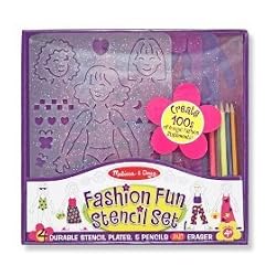 MELISSA & DOUG FASHION STENCIL SET