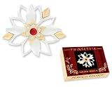Christmas Holiday Poinsettia Pin w/ Gift Box