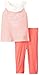 Calvin Klein Baby-Girls Infant Stripes Tunic with Coral Leggings