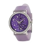 Ed Hardy Lovebirds Watch - Purple Dial/Steel