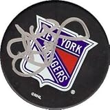 John Davidson Autographed/Hand Signed Hockey Puck (New York Rangers)