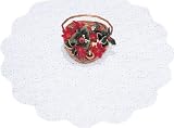 White Glitter Christmas Tree Skirt