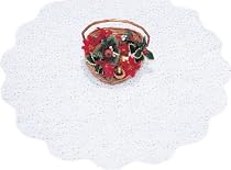 White Glitter Christmas Tree Skirt