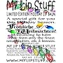 My Lip Stuff-FROHLICHE WEIHNACHTEN (German Chocolate Cake Flavor) LIMITED EDITION HOLIDAY LIP BALM