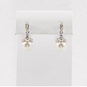Pearl and Crystal Earrings