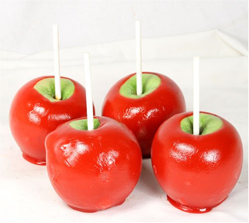 erin's red candied apples - set of 4 by Ultimate Nut & Candy Co.