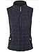 BOHENY Womens Quilted Fully Lined Lightweight Vest with Hoodie-XL-NAVY_HOODIE