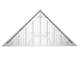 Professional Geometry Drawing Set Square Triangle 325mm with removable Grip