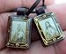 Religious Gifts Dark Brown Antique Style Sacred Heart Jesus Christ Our Lady Mt Carmel Scapular