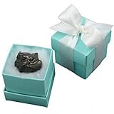 Lump of Coal in 2" Glacial Blue Gift Box