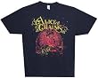 ALICE IN CHAINS - Heart Tour - Black 30/1 Singles Cotton T-shirt