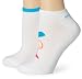 Steve Madden Women's Neon Knit Ped Athletic Peach Love 2-Pack Socks