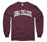 Iona Gaels Maroon Arch Long Sleeve T-Shirt