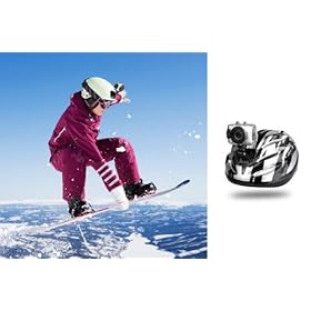 Blurfix(TM) High-Definition Sport Action Camera, 1080p 720p Wide-Angle Camcorder With 2.0 Touch Screen - SD Card Slot, USB Plug And Mic - All Mounting Gear Included - For Biking, Riding, Racing, Skiing And Water Sports, Etc.-RED COLOR