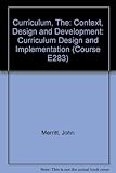 Curriculum design and implementation