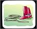 Decorated Mouse Pad with cowboy, horse, lasso, boots