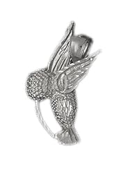 Clevereves 14K White Gold Pendant Humming Bird Themed 8 - Gram(s)