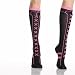 Acrylic Sneaker Socks With Lurex Lace Up Detail