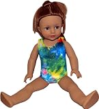 Tye Dye 18 Doll Leotard and Scrunchie
