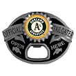 Oakland Athletics Bottle Opener Tailgater Belt Buckle - MLB Baseball Fan Shop Accessories