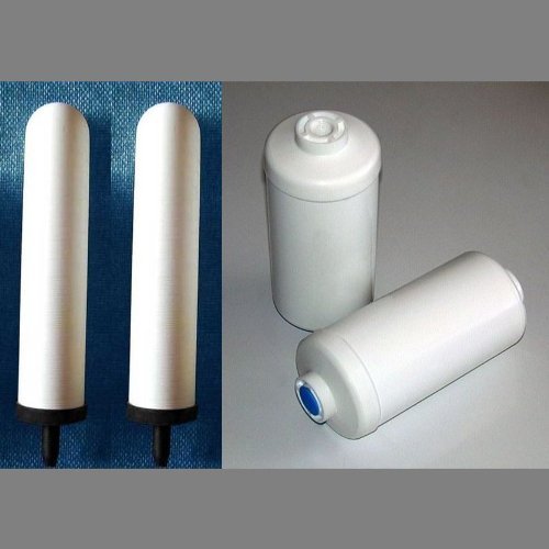 *& 2 Big Berkey British Berkefeld 9' Ceramic Replacement Filters & 2