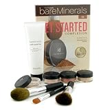 100 Pure BareMinerals Get Started Complexion Kit - Tan 2xFdn Spf15Tinted Mineral VeilFace Color3xBrushDVDBrush Shampoo - Bare Escentuals - MakeUp Set - 100 Pure BareMinerals Get Started Complexion Kit - - Get started