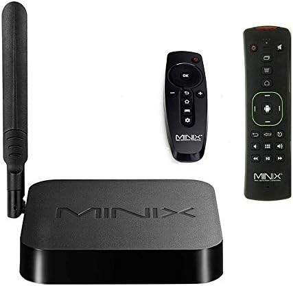 MINIX X8H Plus Android TV Box with A2 Lite 2.4GHz Keyboard Air Mouse - XBMC/KODI Amlogic Dolby 2G/16G 2.4/5.8G Wi-Fi 1000M/LAN BT4.0 Streaming Media Player