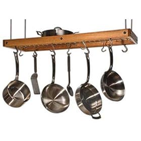 J.K. Adams PRC-04 Cherry Ceiling Pot Rack, Mini