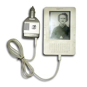 Car Power Adapter / Charger & USB Cable COMBO for Amazon Wireless Reading Device KINDLE 1 and 2 & SONY READER Digital Book