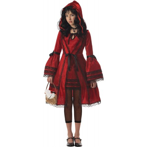 California Costumes Red Riding Hood Tween Costume,Red/Black,Large