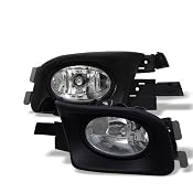 Amazon.com: 03-05 Honda Accord 4Dr OEM Style Clear Fog Lights Kit: Automotive