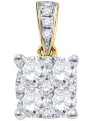 0.71ctw Round Diamond Pendant Larissa Collection