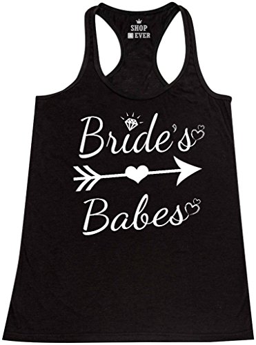 Shop4Ever® Bride's Babes Women's Racerback Tank Top Wedding Tank Tops