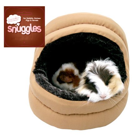 (Boredom Breaker) Snuggles Small Animal Plush 2 Way Hooded Bed for Small Animals [18972]