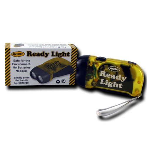  Case of 200 Mayday Ready Light Dynamo Flashlight 