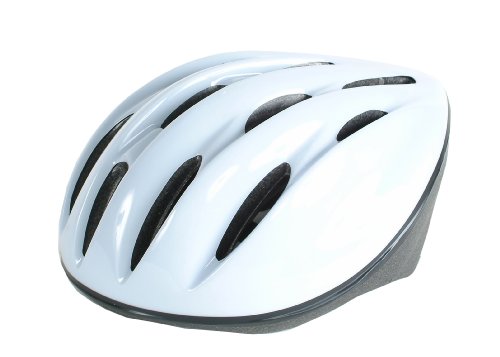 Cycle Force Group Adult Bicycle Helmet, White, 22- Inch - 24.4- Inch