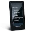 Premium Black Gel Silicon Skin Casefor the Microsoft Zune HD 16, 32
