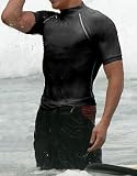 Adult XXL Black Rash vest / UV Sun Guard (with long neck). External Stitching For Superior Comfort. Use with or without a wetsuit. Adult XXL Black Rash vest / UV Sun Guard (with long neck). External Stitching For Superior Comfort. Use with or without a wetsuit.