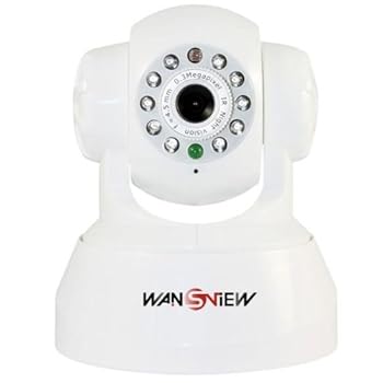 iclever®Caméra IP Wansview NCB-541W WLAN/LAN, microphone intégré, LED infrarouge de la vision nocturne, sortie d'alarme, alarme par courrier électronique, serveur FTP, accès au Web, Mac / Windows / Linux compatible(blanc) iclever®Caméra IP Wansview NCB-541W WLAN/LAN, microphone intégré, LED infrarouge de la vision nocturne, sortie d'alarme, alarme par courrier électronique, serveur FTP, accès au Web, Mac / Windows / Linux compatible(blanc)