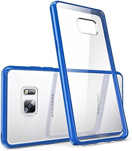 Galaxy S7 Edge Case, [Scratch Resistant] ILLUSIAClear Samsung Galaxy S7 Edge Hybrid Bumper Case Cover 2016 Release (Clear Blue)