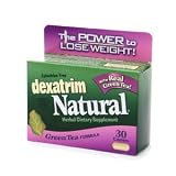 Dexatrim Ephedrine-Free Herbal Dietary Supplement & Diet Plan Caplets, Green Tea Formula, 30-Count Boxes (Pack of 3)