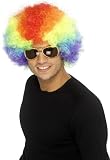 Mens/Lady Curly Afro Wig Fancy Dress Clown