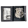 Leather Police I.D. & Badge Holder