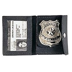 Leather Police I.D. & Badge Holder