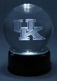Kentucky Wildcats Etched Logo Crystal Ball