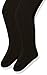 The Children's Place Girls' Cable Knit Tights (Pack of 2), Black, 12-24 Months